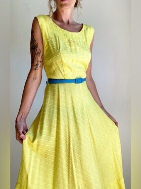 Vintage 1940s Dress with Jacket, Small